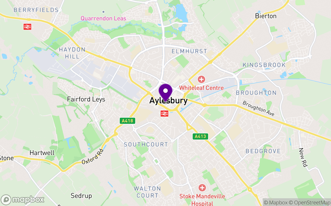 Map of Aylesbury