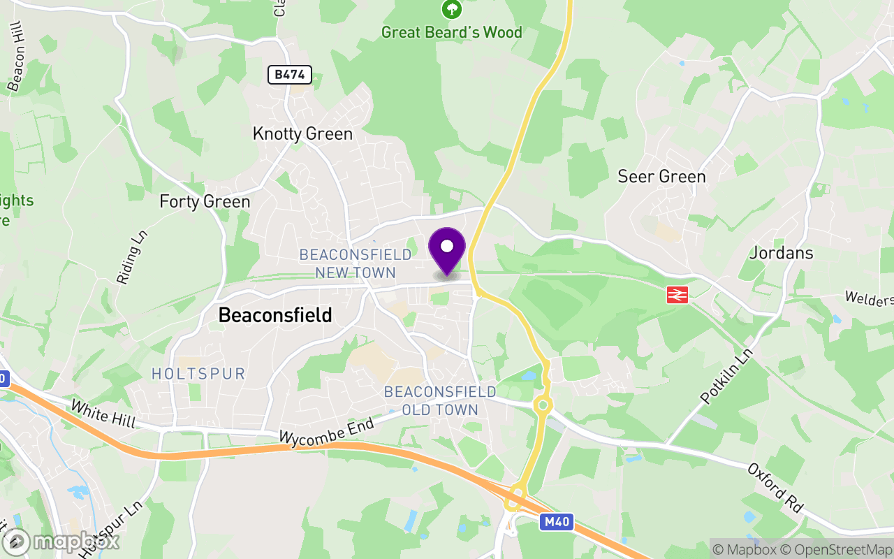 Map of Beaconsfield
