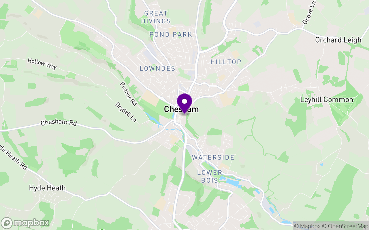 Map of Chesham